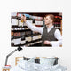 Sommelier Store near Shelves Wall Decal