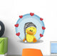 Duck with Hearts Wall Decal