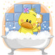Cute Duck Wall Decal