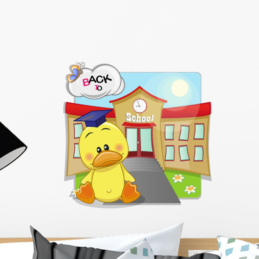 Duck and School Wall Decal