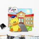 Duck and School Wall Decal