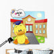 Duck and School Wall Decal