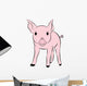 Small Pig Wall Decal Design 2