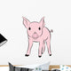 Small Pig Wall Decal Design 2