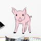 Small Pig Wall Decal Design 2