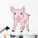 Small Pig Wall Decal Design 2