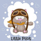 Little Pilot Wall Decal Design 2