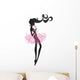 Delicate Ballerina Silhouette Wall Decal