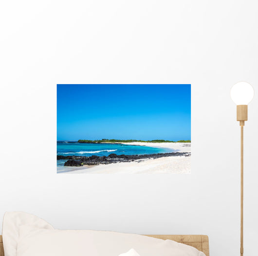 Galapagos White Sand Beach Wall Decal