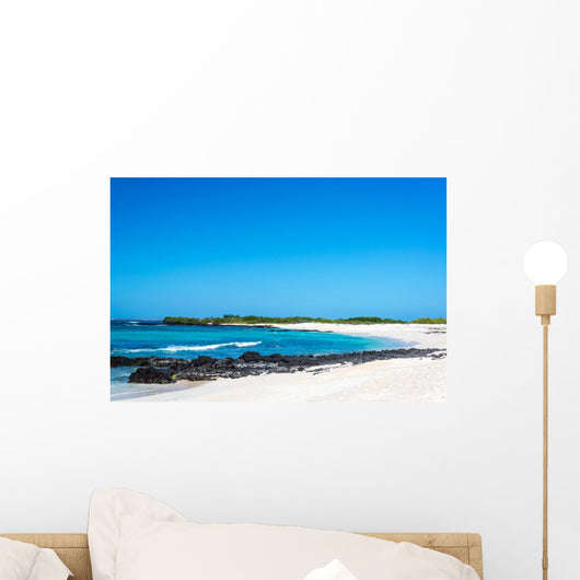 Galapagos White Sand Beach Wall Decal