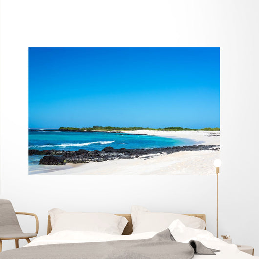 Galapagos White Sand Beach Wall Decal