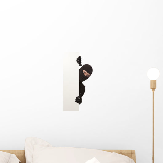Sneaky Burglar Ninja Wall Decal
