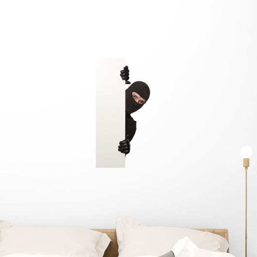 Sneaky Burglar Ninja Wall Decal