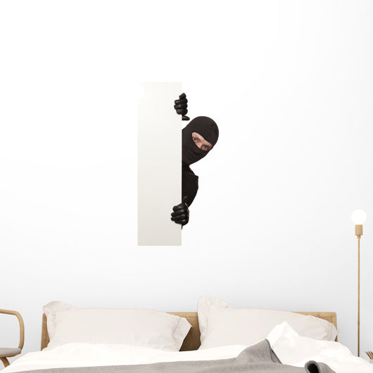 Sneaky Burglar Ninja Wall Decal