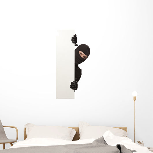 Sneaky Burglar Ninja Wall Decal