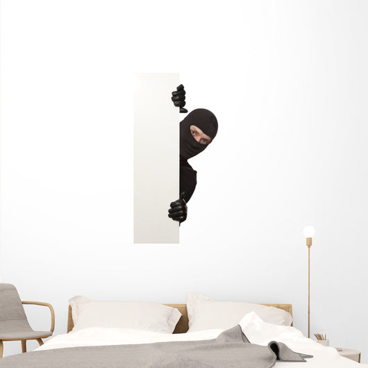 Sneaky Burglar Ninja Wall Decal