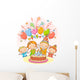 Happy Kids Birthday Party Wall Decal