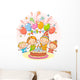 Happy Kids Birthday Party Wall Decal
