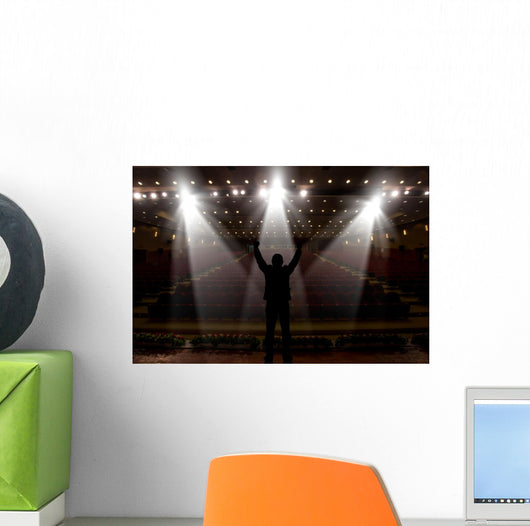 Silhouette Actors Spotlight Wall Decal