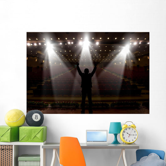 Silhouette Actors Spotlight Wall Decal
