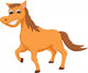 Horse Cartoon Wall Decal