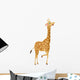 Cute Giraffe Cartoon Wall Decal