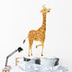 Cute Giraffe Cartoon Wall Decal