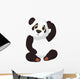 Cute Panda Cartoon Wall Decal