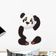 Cute Panda Cartoon Wall Decal