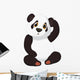 Cute Panda Cartoon Wall Decal