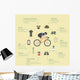 Cyclist Wall Decal