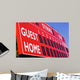 Red Baseball Scoreboard Cropped Wall Decal
