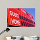 Red Baseball Scoreboard Cropped Wall Decal