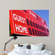 Red Baseball Scoreboard Cropped Wall Decal