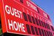 Red Baseball Scoreboard Cropped Wall Decal