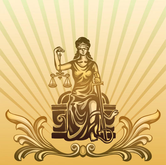 Femida Vector Illustration Wall Decal
