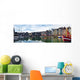 French Honfleur Port-town Wall Decal Panoramic Wall Decal