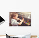 Young Boy Painting Piano Wall Decal