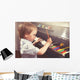 Young Boy Painting Piano Wall Decal