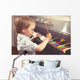 Young Boy Painting Piano Wall Decal