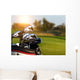 Golf Clubs Drivers over Wall Decal