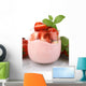 Yogurt Strawberry Wall Decal