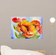 Watercolor Painting Bouquet Poppies Wall Decal