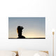 Silhouette Woman Kneeling Prayer Wall Decal Design 2