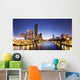 Panorama Downtown Melbourne Night Wall Decal