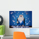 Cat Manager Suit Sitting Wall Decal