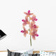 Branch Orchid Flowers White Wall Decal Design 4