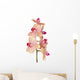 Branch Orchid Flowers White Wall Decal Design 3