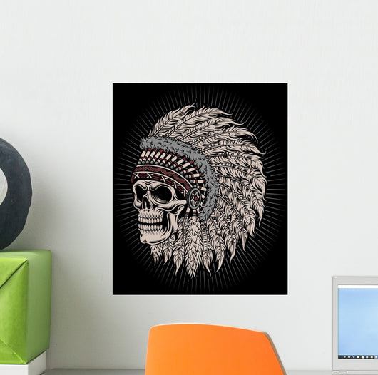 Native American Indian Chief Wall Decal