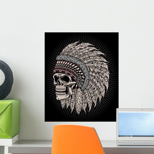 Native American Indian Chief Wall Decal